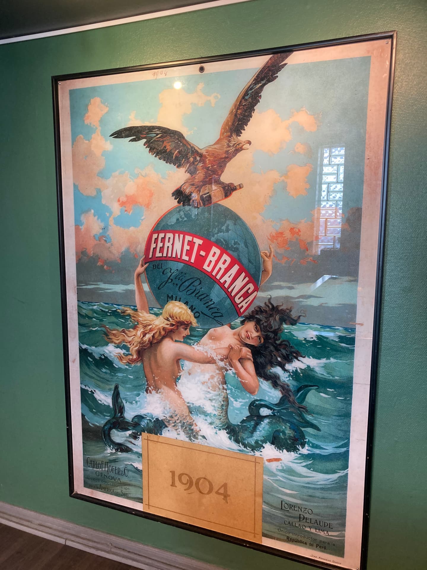 Fernet-Branca-plakat fra 1904